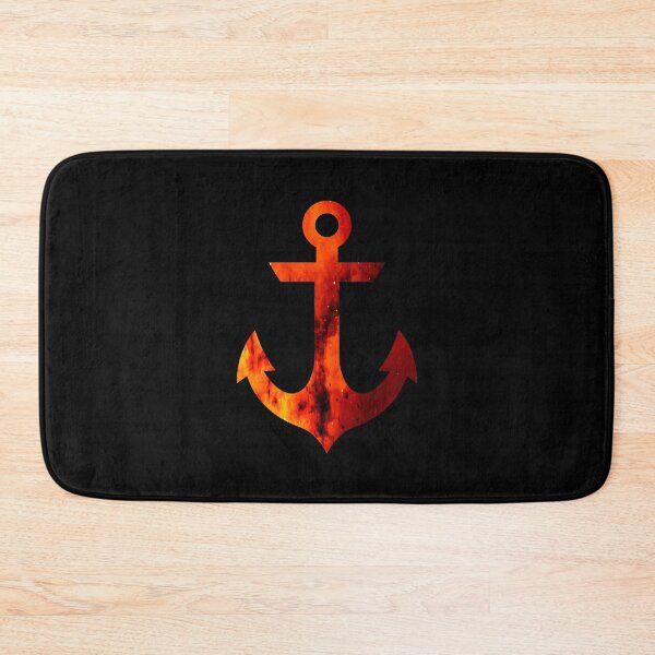 Item preview, Red Space Motif Nautical Anchor designed and sold by Passion-For-Sea.