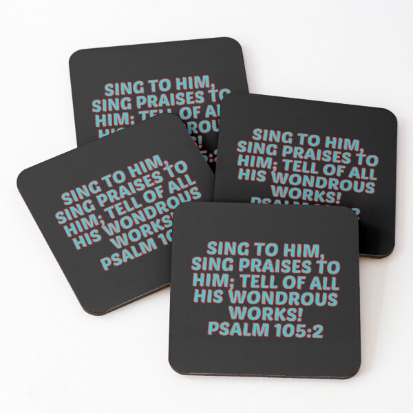 Item preview, Bible Verse Psalm 105:2 designed and sold by Prayingwarrior.