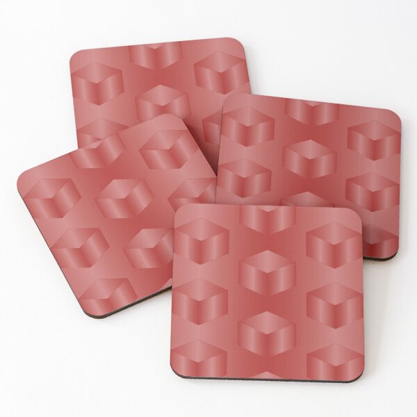 Item preview, Red cubes designed and sold by Yamy Morrell Art and Design.