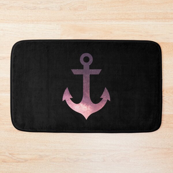 Item preview, Pink Space Motif Nautical Anchor designed and sold by Passion-For-Sea.
