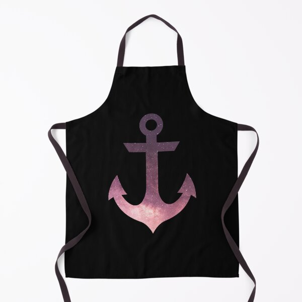 Item preview, Pink Space Motif Nautical Anchor designed and sold by Passion-For-Sea.