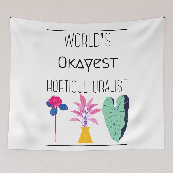 Item preview, Worlds Okayest Horticulturalist  designed and sold by HomerNixon.