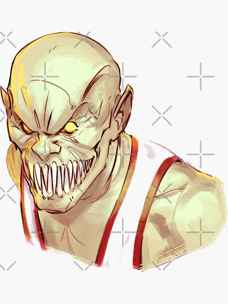 Baraka mortal kombat Sticker for Sale by SkeleMod