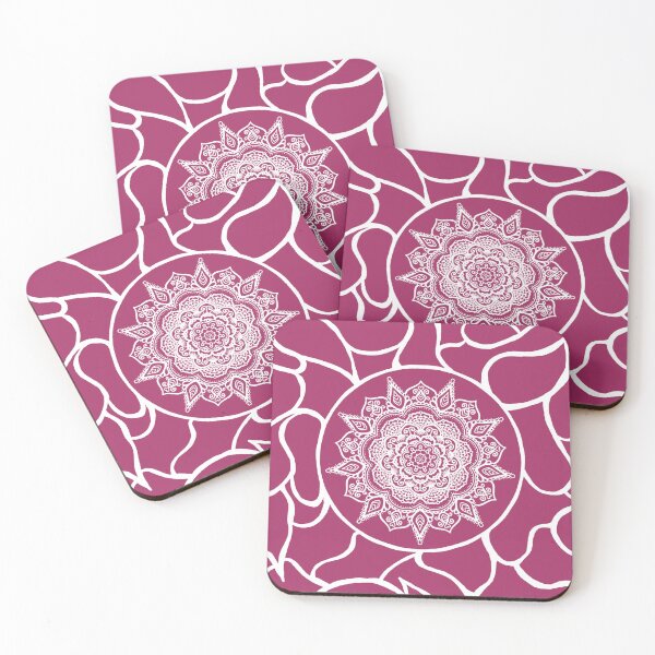 Item preview, Burgundy Leaf Mandala designed and sold by inkyclovers.