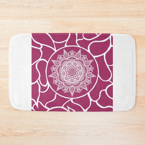 Item preview, Burgundy Leaf Mandala designed and sold by inkyclovers.