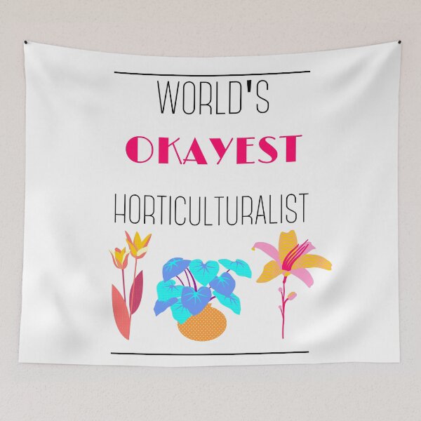 Item preview, Worlds Okayest Horticulturalist  designed and sold by HomerNixon.
