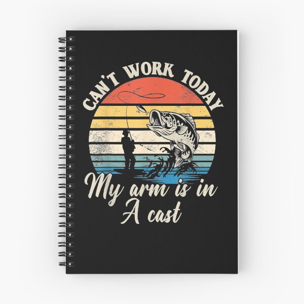 Item preview, Funny Fishing Vintage Can't Work Today My Arm Is In A Cast  designed and sold by manidala.