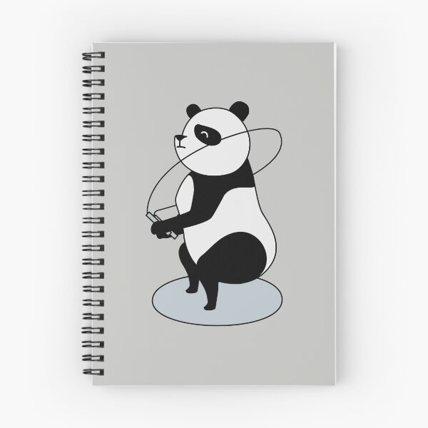 Item preview, crossfit panda bear with jump rope doing double unders designed and sold by TrueType.