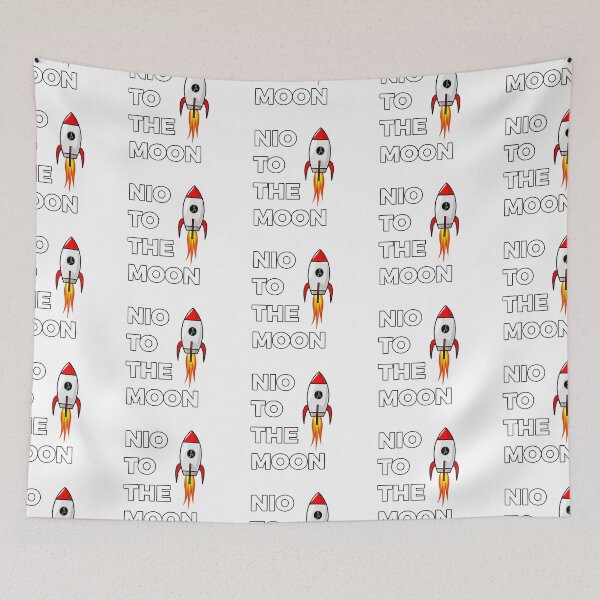 Item preview, NIO to the moon designed and sold by Trending-Ts.
