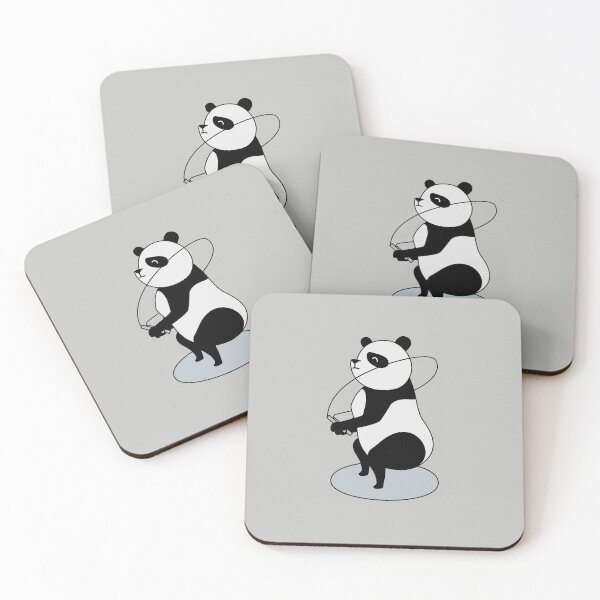 Item preview, crossfit panda bear with jump rope doing double unders designed and sold by TrueType.