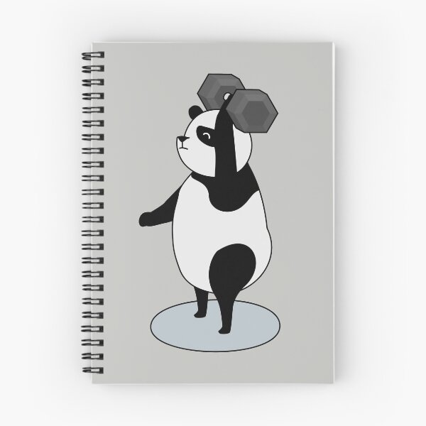 Item preview, crossfit panda bear with dumbbell designed and sold by TrueType.