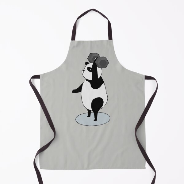 Item preview, crossfit panda bear with dumbbell designed and sold by TrueType.