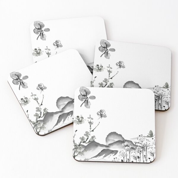 Item preview, Chrysanthemum Sumi painting the inner spiritual designed and sold by Hatomomox.