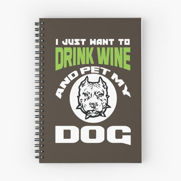 Item preview, Solo quiero beber vino y acariciar a mi perro designed and sold by DesignsPlanet22.