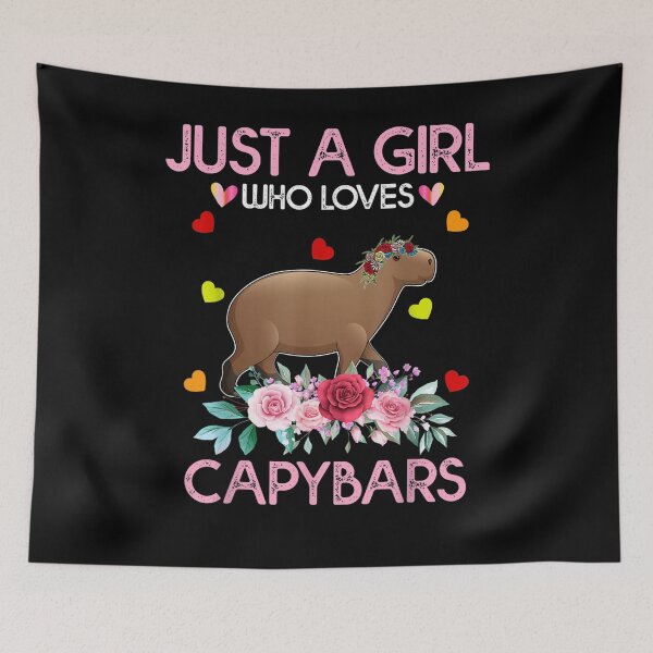 Item preview, Capybara Animal Lover Just A Girl Who Loves Capybaras  designed and sold by manidala.
