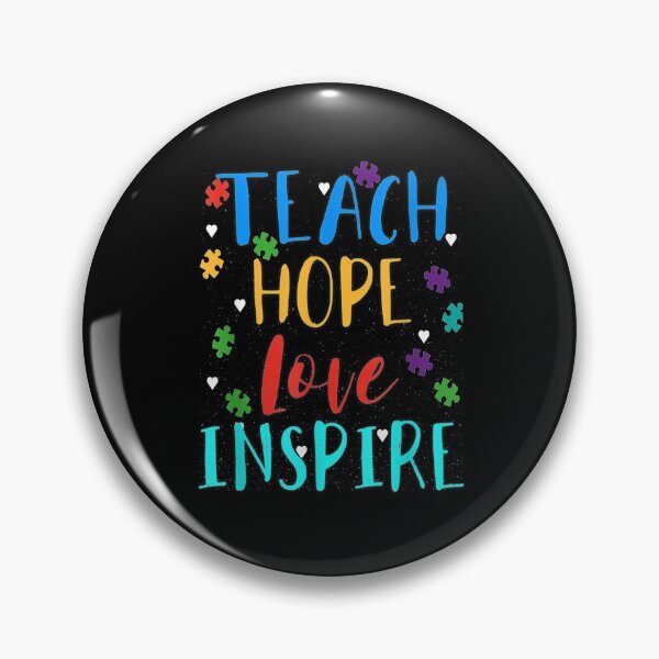 Item preview, Teach Hope Love Inspire I World Autism Awareness Day April 2  designed and sold by manidala.