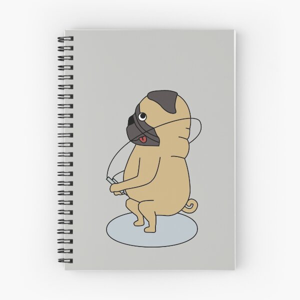 Item preview, crossfit pug with jump rope doing double unders designed and sold by TrueType.