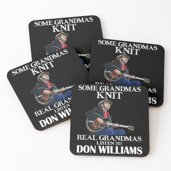 Item preview, Some Grandmas Knit Real Grandmas Listen to Don Williams Black designed and sold by AdamsShop.