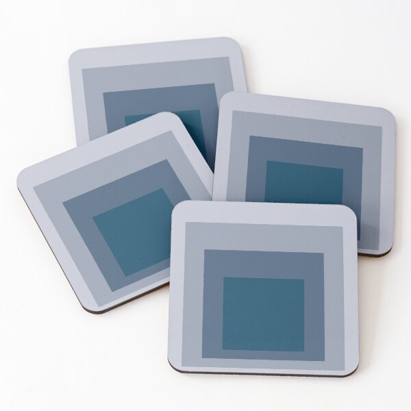 Item preview, Ombre Blue Abstract Squares designed and sold by Little Idiot.