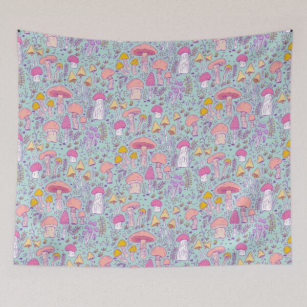 Item preview, Dreamy Mushroom Forest designed and sold by Jacqueline Hurd.