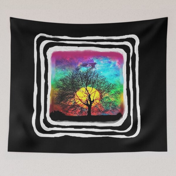 Item preview, RAINBOW SUNRISE TREE  designed and sold by THE AMERICAN TEEVANGELIST.