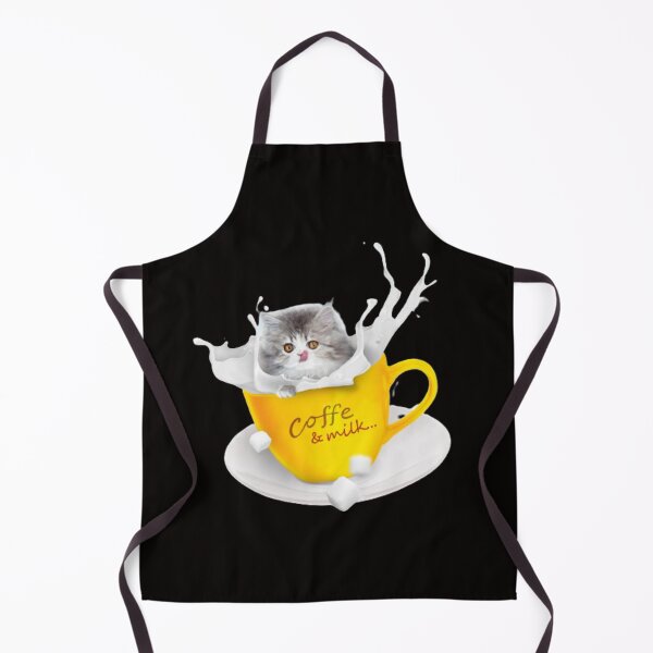 Item preview, A Cute Cat in the Coffee Milk Cup designed and sold by Mahe Jabeen.