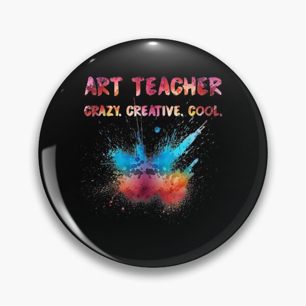 Item preview, Art Teacher Crazy Creative Cool Art Watercolor Design Saying  designed and sold by manidala.