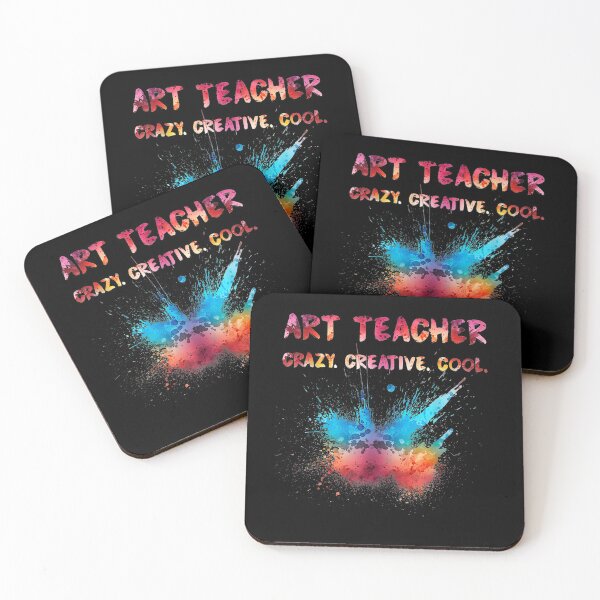 Item preview, Art Teacher Crazy Creative Cool Art Watercolor Design Saying  designed and sold by manidala.