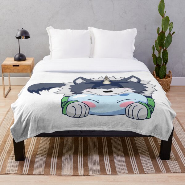 Ranga Rimuru Chibi Throw Blanket