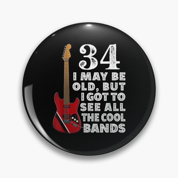 Item preview, Funny I 34th Birthday I May Be Old I Electric Guitar I Music  designed and sold by manidala.