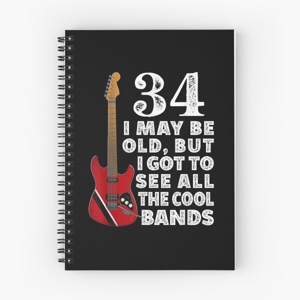 Item preview, Funny I 34th Birthday I May Be Old I Electric Guitar I Music  designed and sold by manidala.