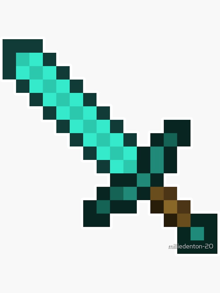 Minecraft Diamond Sword by milliedenton-20