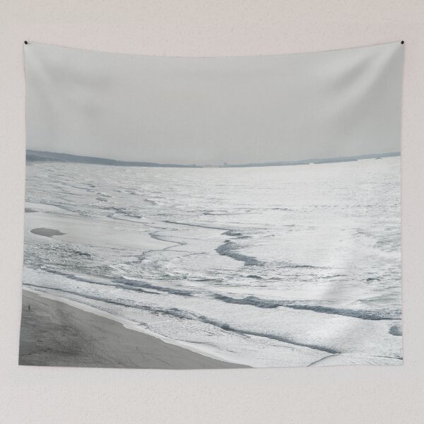 Item preview, Silver Coast Costa de Prata - Portuguese Coastline in Fab Silvery Grays designed and sold by Georgia Mizuleva.
