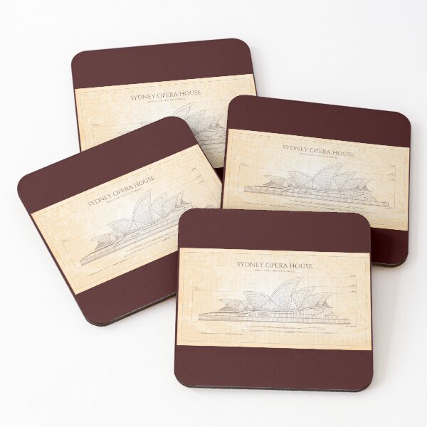 Artikelvorschau, Sydney Opera House (Old blue grid burgundy) entworfen und verkauft von BGALAXY.