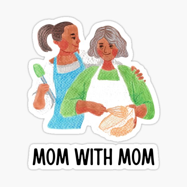 #FUNWITHMOM / Fun with Mom / Mom Funny / Mom Tshirt / Mom Love / Mom and Daughter Sticker