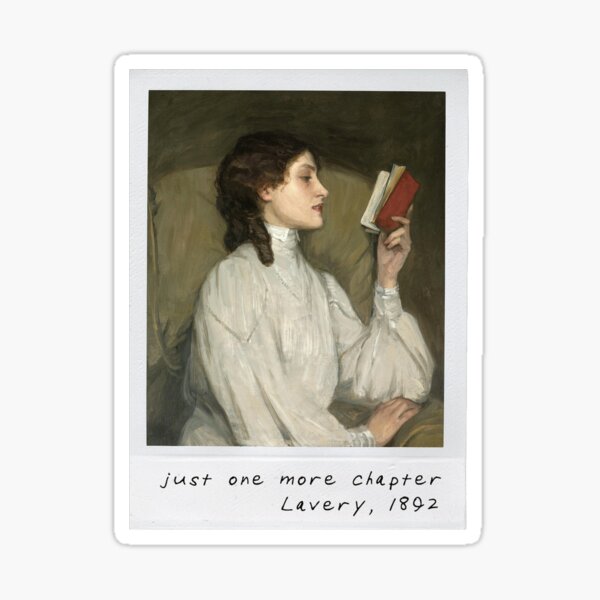 one more chapter polaroid Sticker