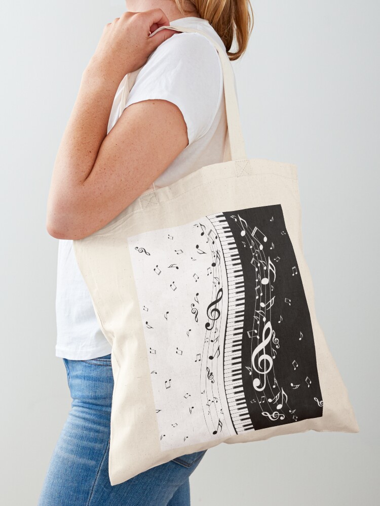 Piano Keys Tote Bag