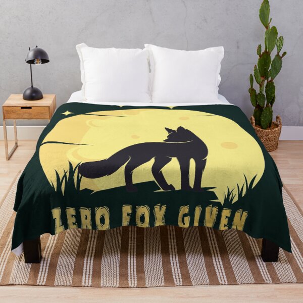 Item preview, Zero fox given - funny fox pun designed and sold by SidTastic .