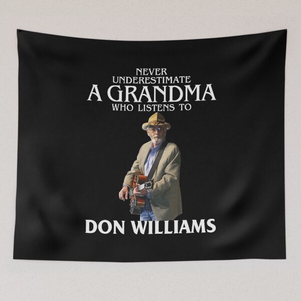 Item preview, Vintage Never Underestimate A Woman Who Listens to Don Williams designed and sold by AdamsShop.