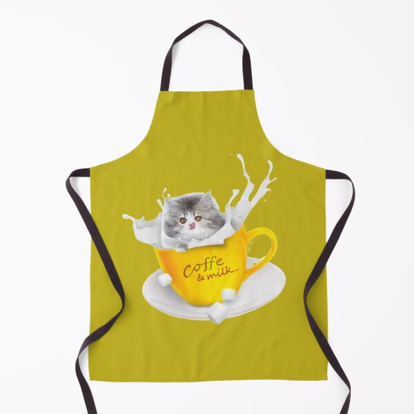 Item preview,  A Cute Cat in the Coffee Milk Cup designed and sold by Mahe Jabeen.