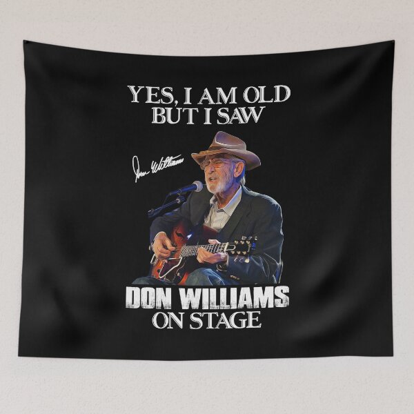 Item preview, Yes I'm Old But I Don Williams On Stage White designed and sold by AdamsShop.