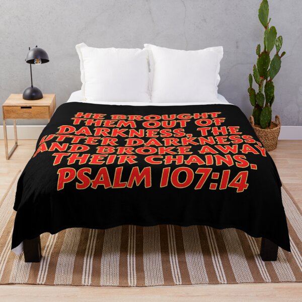 Item preview, Bible Verse Psalm 107:14 designed and sold by Prayingwarrior.