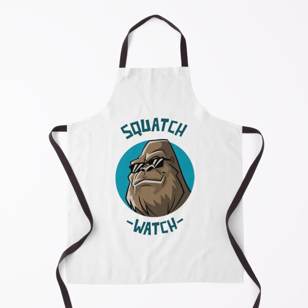 Kitchen Apron Women Apron for Men Sasquatch Fun Apron Bigfoot Apron for  Women Men BBQ Apron Gift Men Apron Gifts Women Mens Grilling Apron 