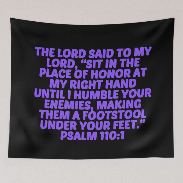 Item preview, Bible Verse Psalm 110:1 designed and sold by Prayingwarrior.