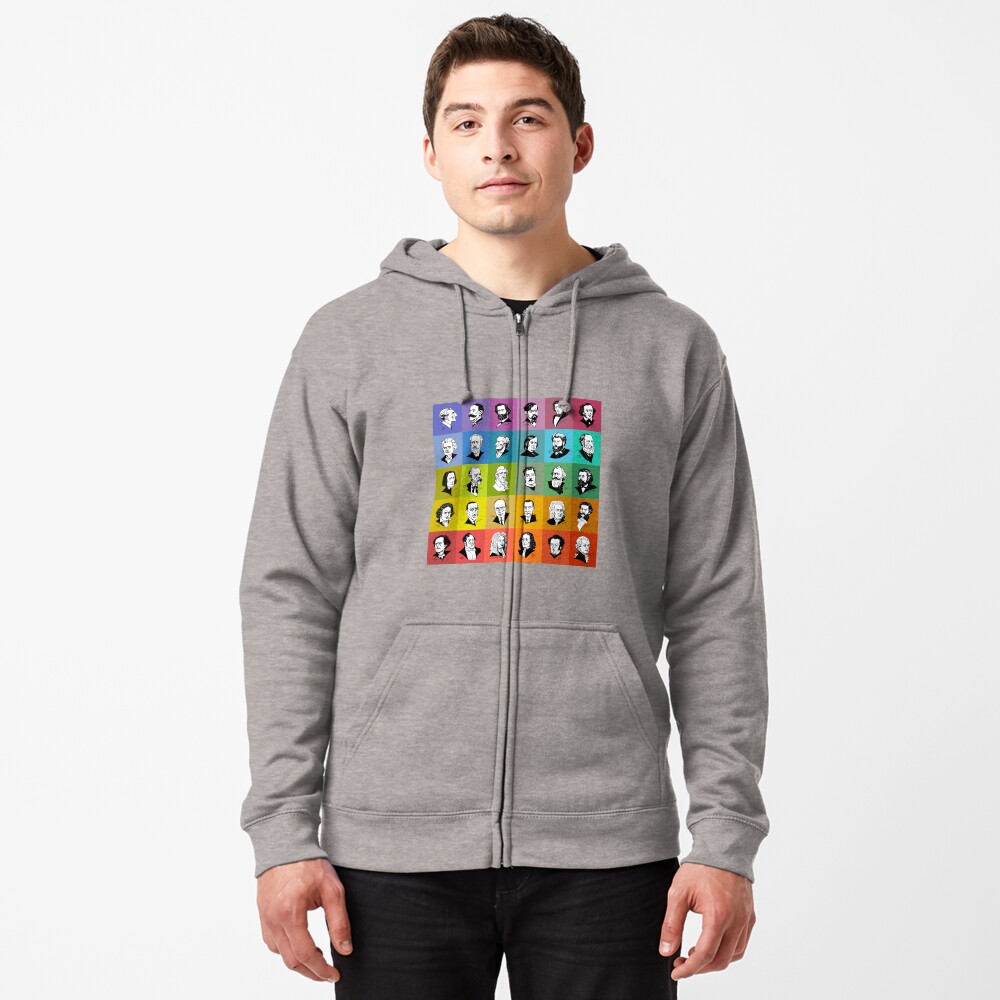 Item preview, Zipped Hoodie designed and sold by irinaivanova.