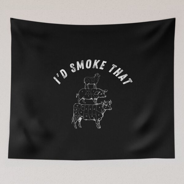 Item preview, Id SmokeThat, BBQ Grilling, Pig Funny Pork  designed and sold by StarByAsem.