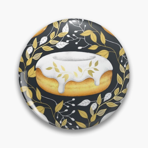 Item preview, Classy Trashy Doughnut Damask  designed and sold by Perrin Le Feuvre.
