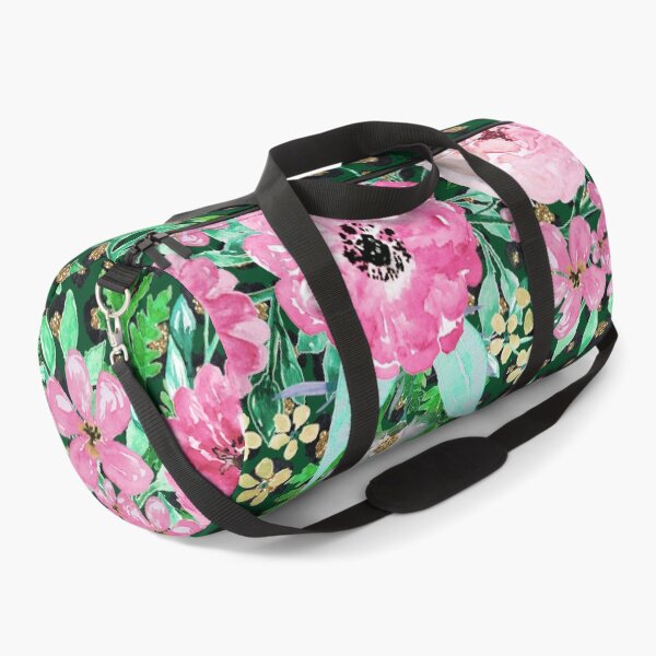 Item preview, Elegant Leopard Print Pink Floral Green design designed and sold by InovArtS.