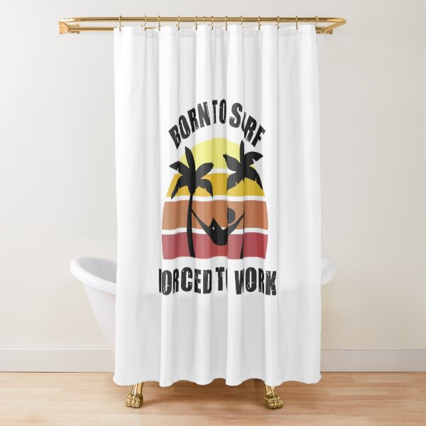 Item preview, Born to Surf Forced to Work Hammock designed and sold by MinimalSketches.