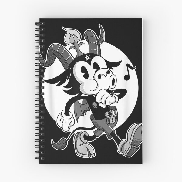Item preview, Blackcraft Atheist Satan Baphomet goat Retro Cartoon Lucifer designed and sold by antonyopa.